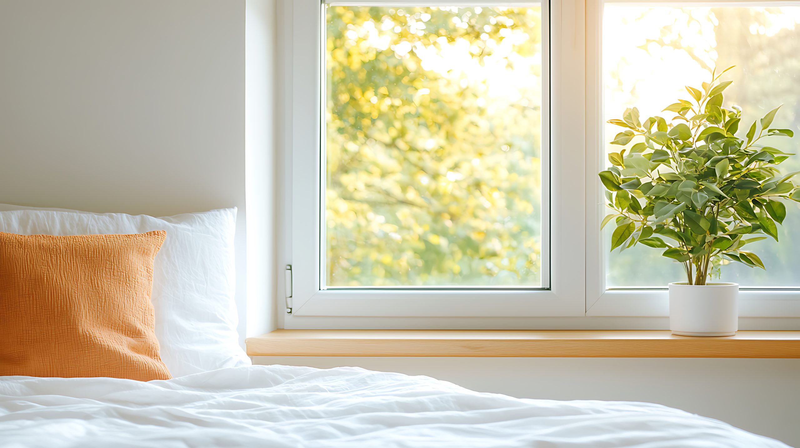 Clean Bright Bedroom Window Cleaning by Glistening Glass